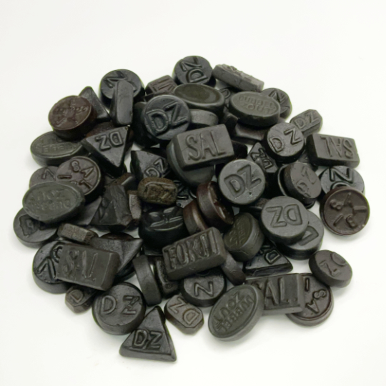 Mix of double salted liquorice
