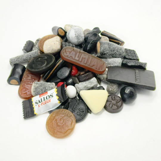 Mix of salmiac liquorice